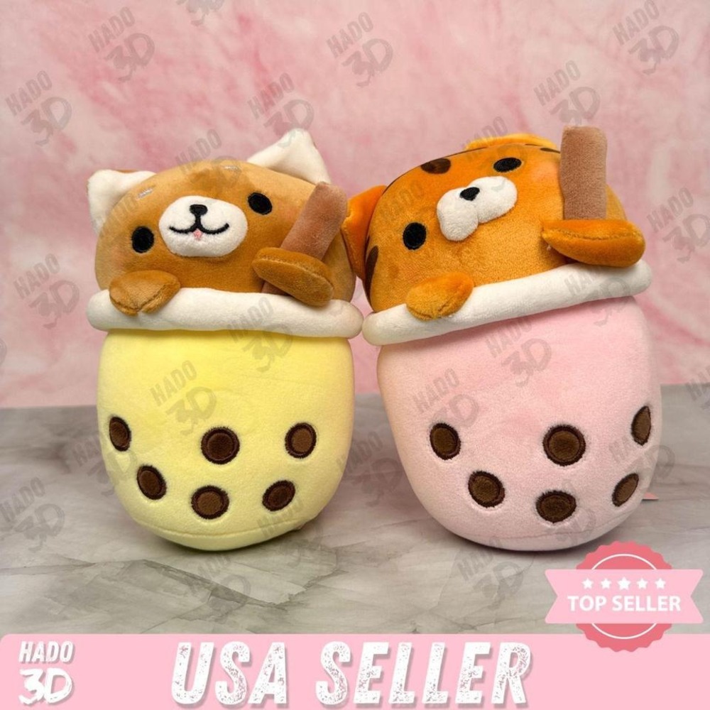 Shiba Inu Boba Dog and Cat 6"x5" plushie Toy